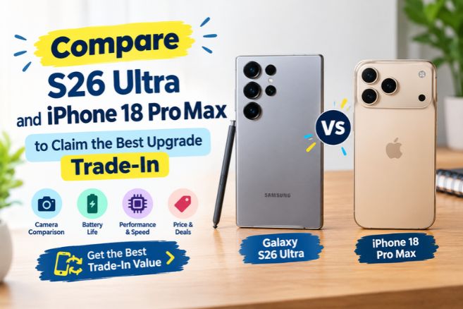 Compare S26 Ultra and iPhone 18 Pro Max to Claim the Best Upgrade Trade-In