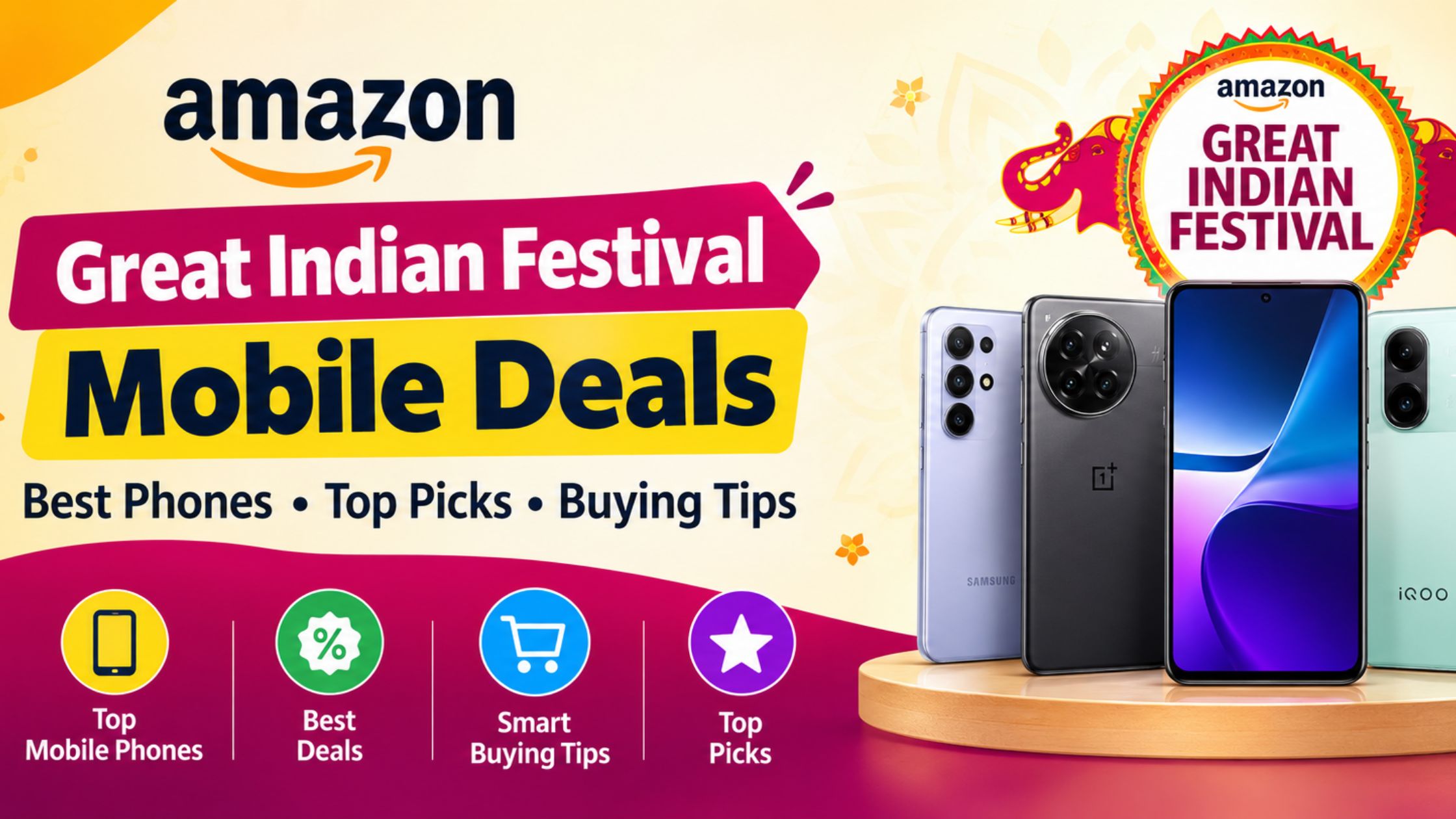 Best Amazon Great Indian Festival Deals on Mobile Phones 2026