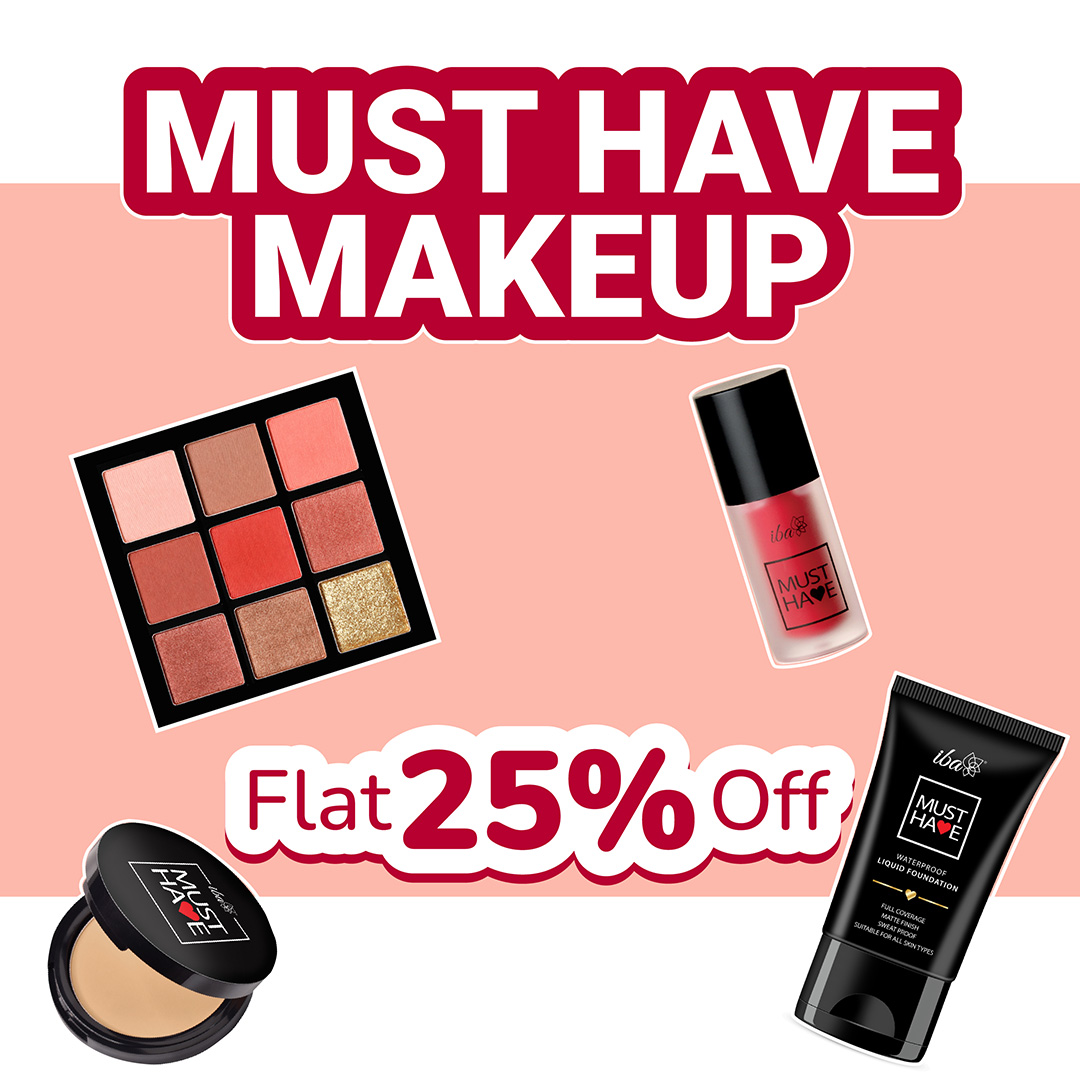 IBA Makeup at Flat 25% OFF